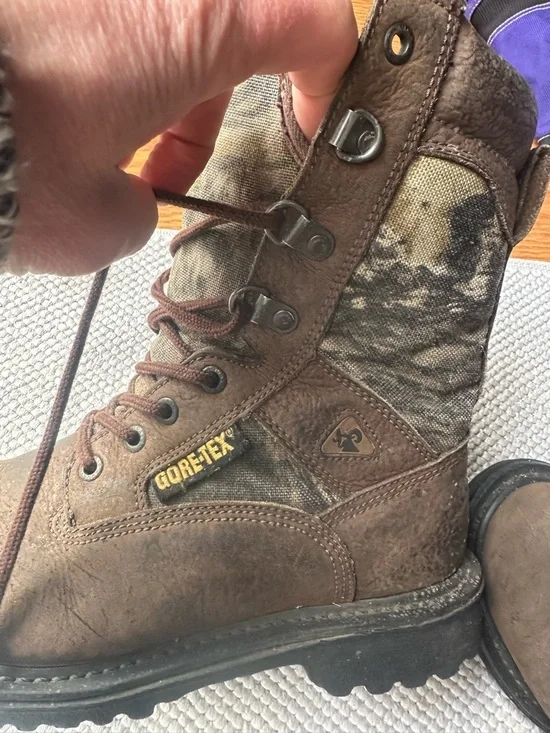 Rocky Brown Camouflage Lace-Up Boots - Picture 6 of 12